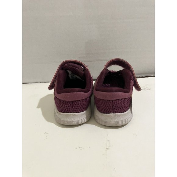Nike 943308 unisex kids toddler size 2C iRevolution 4 T Burgundy gold Shoes - Picture 4 of 7